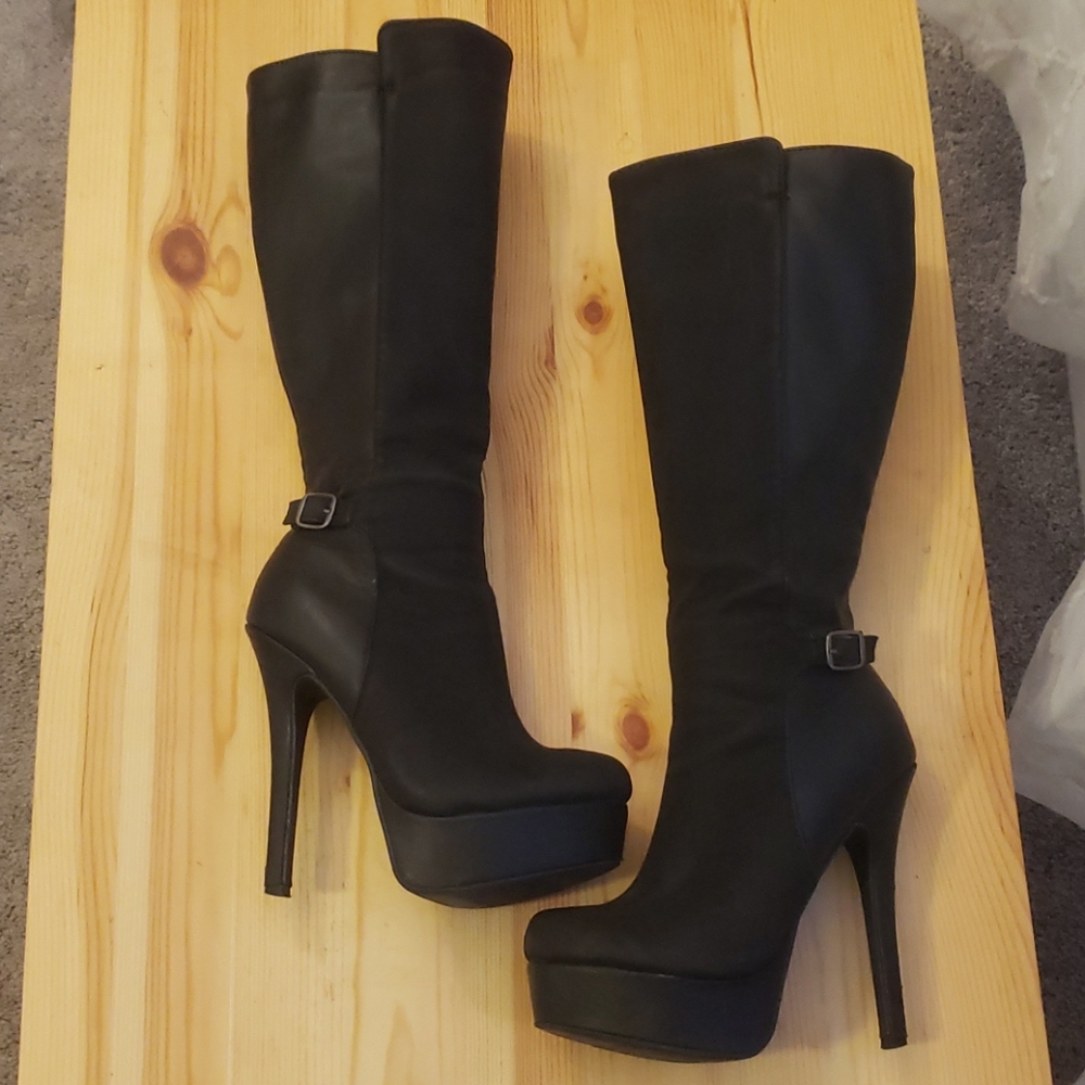 Black boots